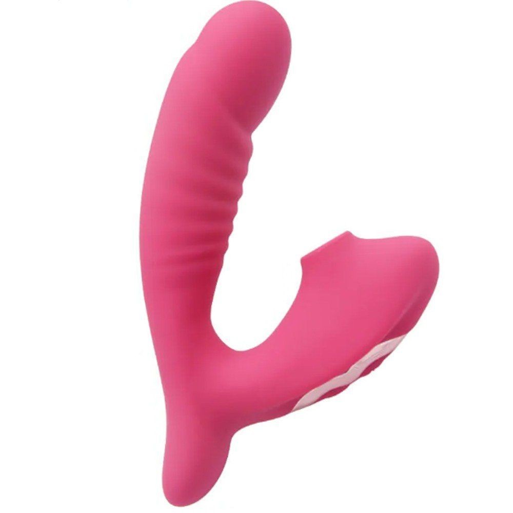 Erox Emiş Güçlü ve G-Stimulant 10 Mod Vibrator Pembe