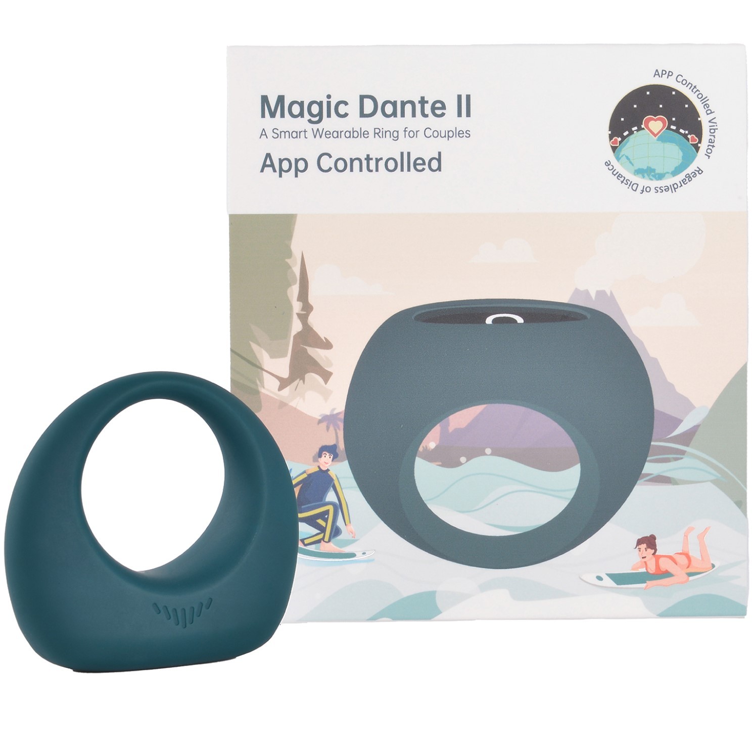 Magic Motion Dante II Smart Telefon Kontrollü Penis Halkası
