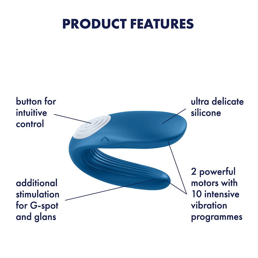 Satisfyer Double Whale Giyilebilir Couples Vibratör