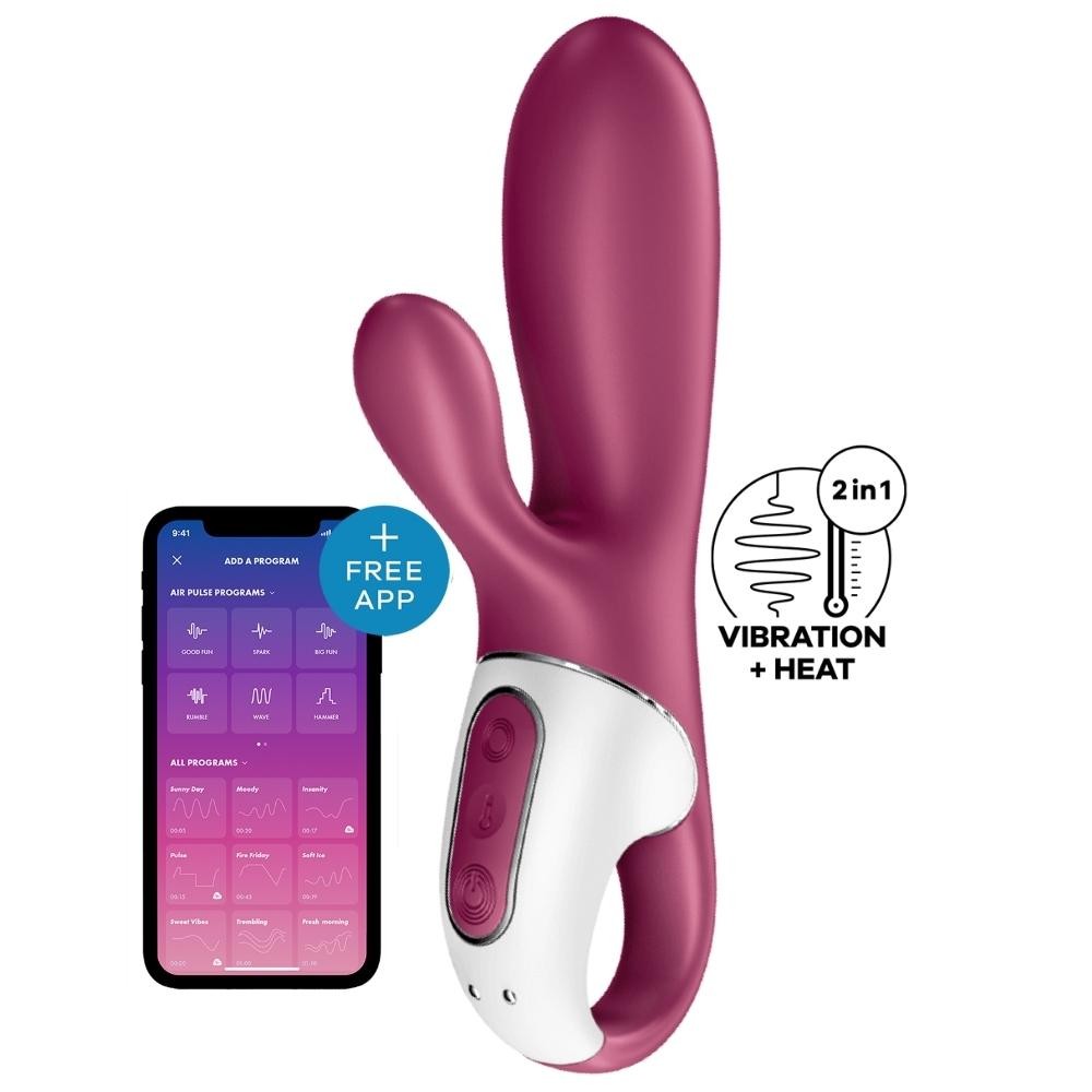 Satisfyer Hot Bunny Telefon Kontrollü Isıtmalı Rabbit Vibratör