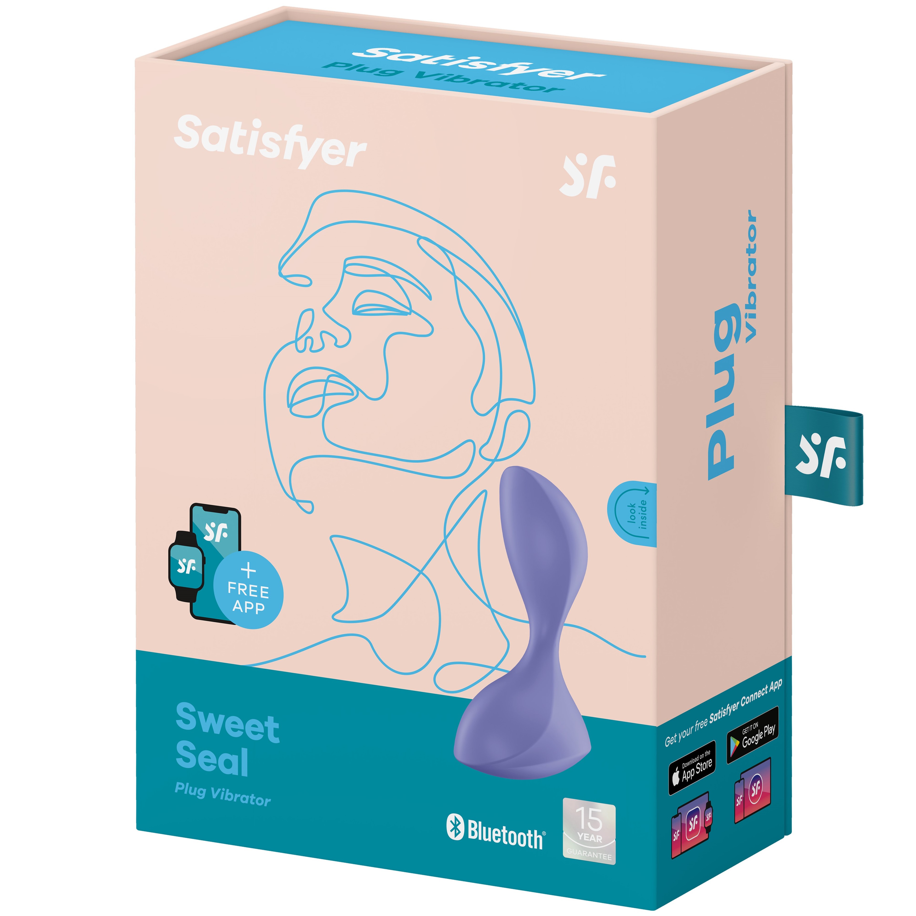 Satisfyer Sweet Seal Telefon Kontrollü Anal Vibratör Lila