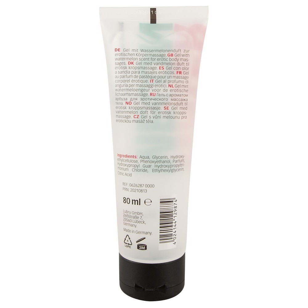 Just Play Watermelon Erotic Gel Karpuz Aromalı Kayganlaştırıcı Jel 80 Ml.