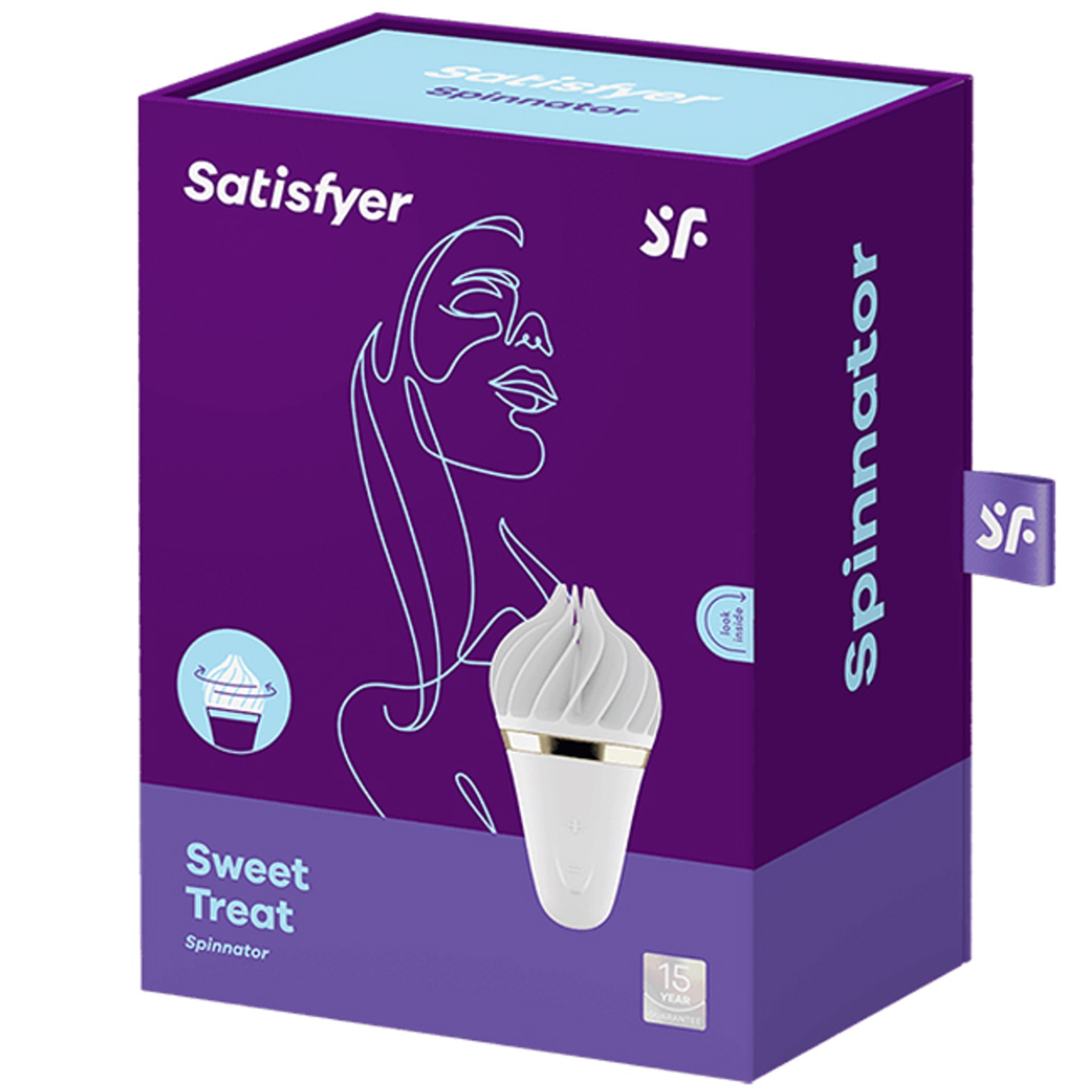 Satisfyer Sweet Treat Spinnator Şarjlı Vibratör White