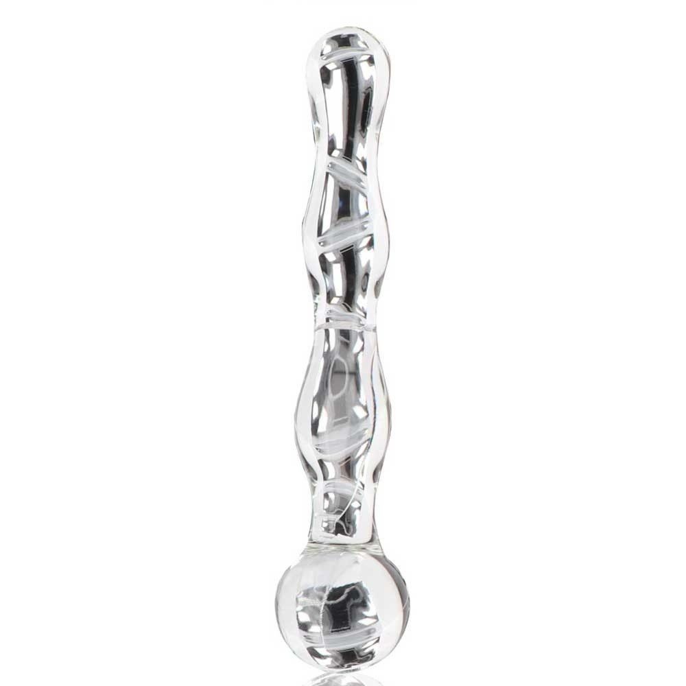 Glass Worxx By Toy Joy Sparkle Wand Cam Dildo