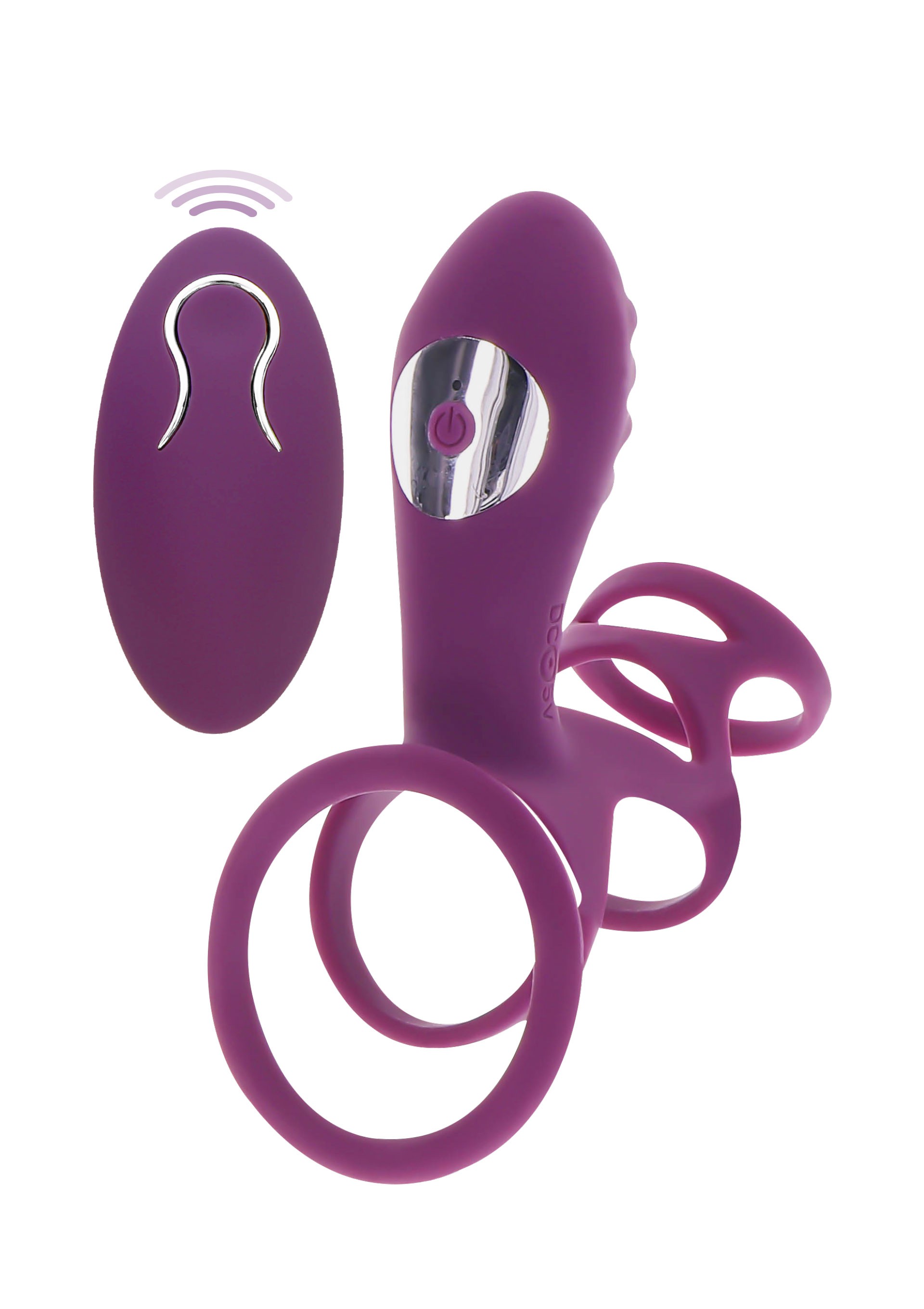ToyJoy Happiness Halo Halo C-Ring Sleeve Titreşimli Penis Halkası
