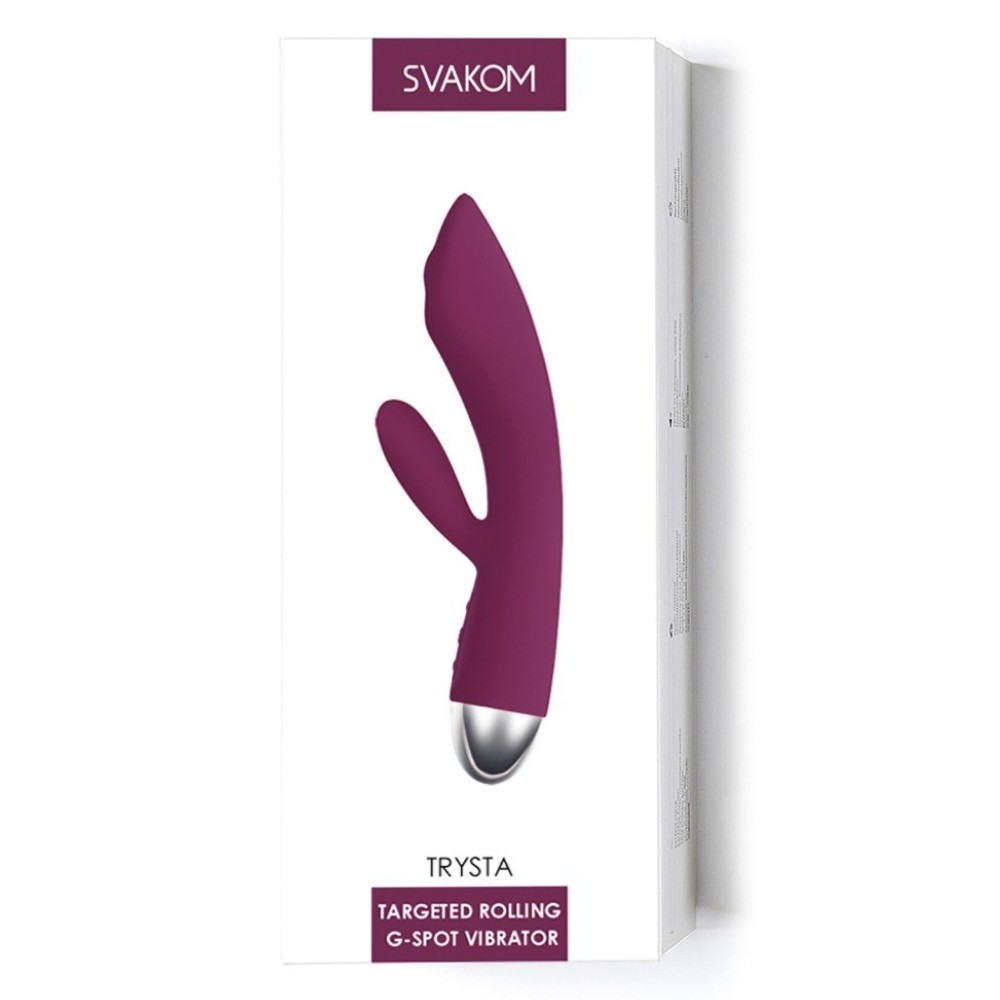 Svakom Trysta Hedefli Dönen G-Spot Rabbit Vibrator Purple