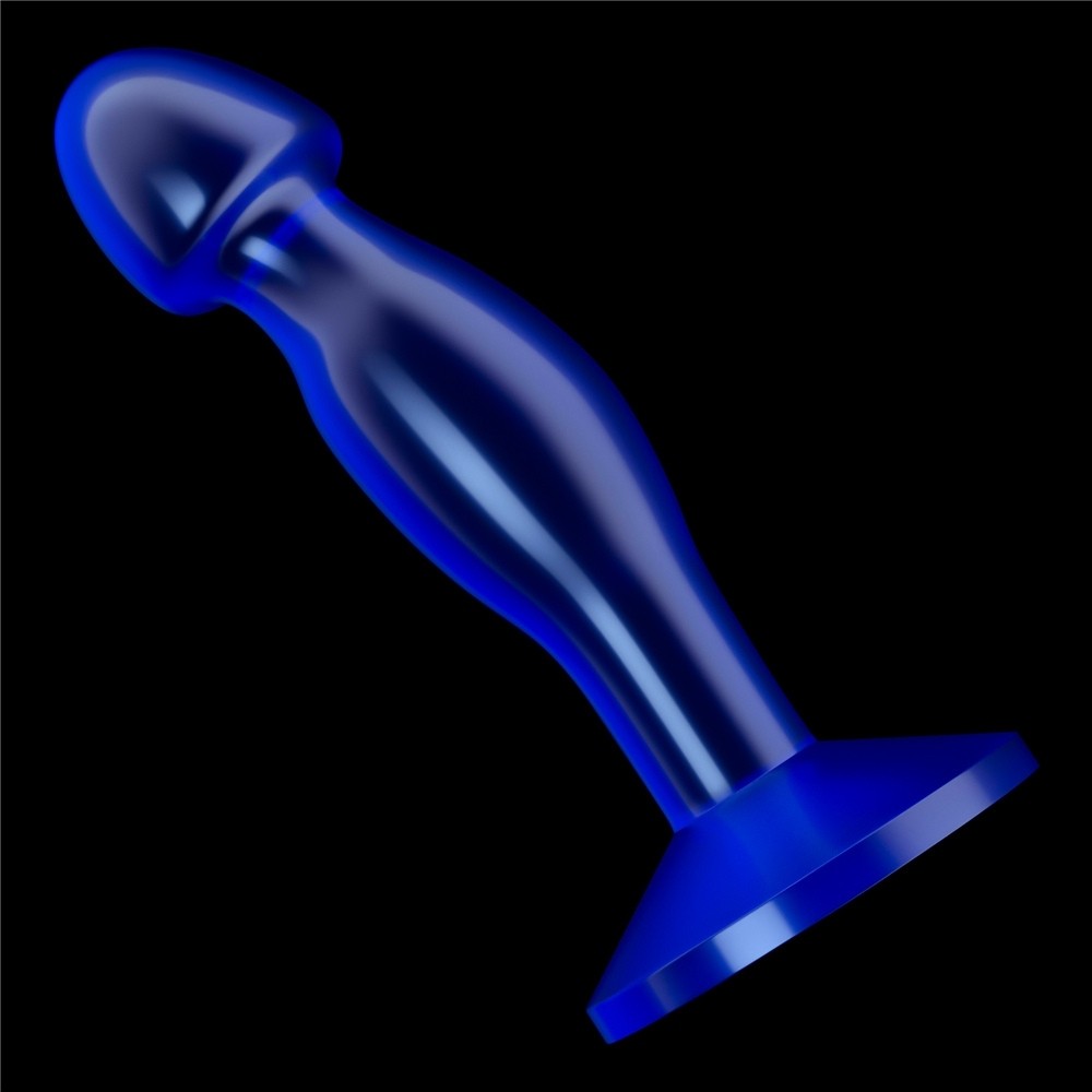 Lovetoy Flawless Clear Prostate Plug Blue 16.5 Cm Silikon Anal Plug