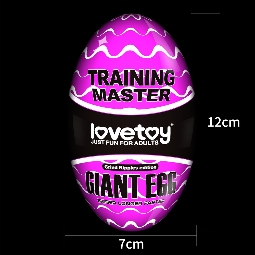 Lovetoy Giant Egg Grind Ripples Edition Masturbator