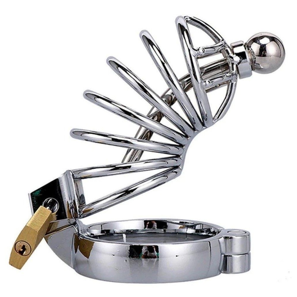 Erox Dreams Urethral Play Chastity Metal Penis Kilidi 50 Mm