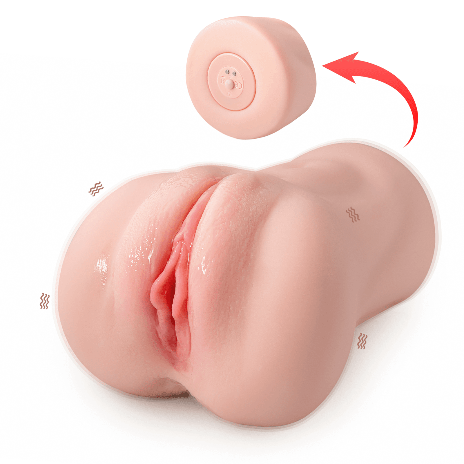 Shequ Elaine Vibrating Pussy Titreşimli Vajina Masturbator SQ-MAV60073