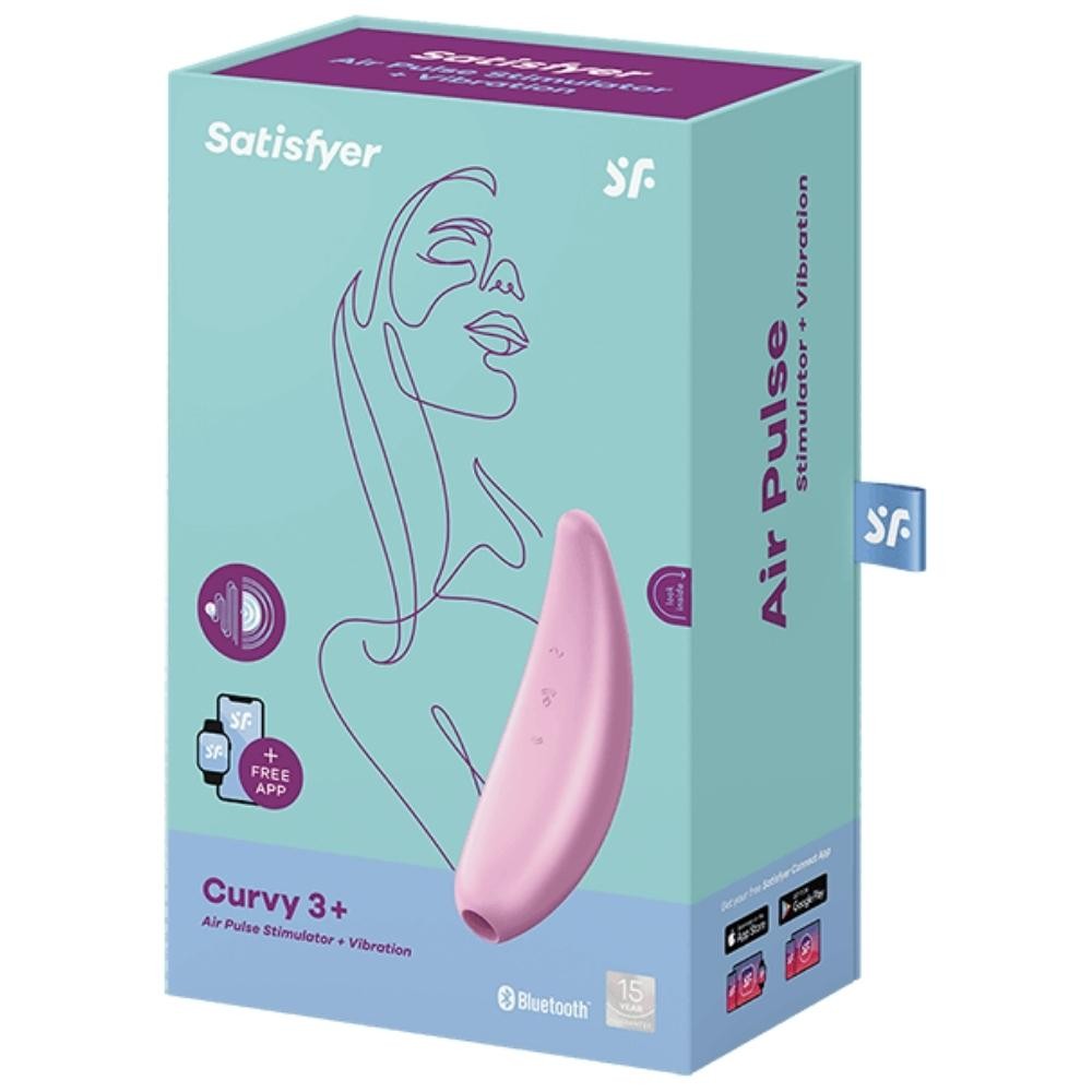 Satisfyer Curvy 3+ Telefon Kontrollü Emiş Güçlü Vibratör