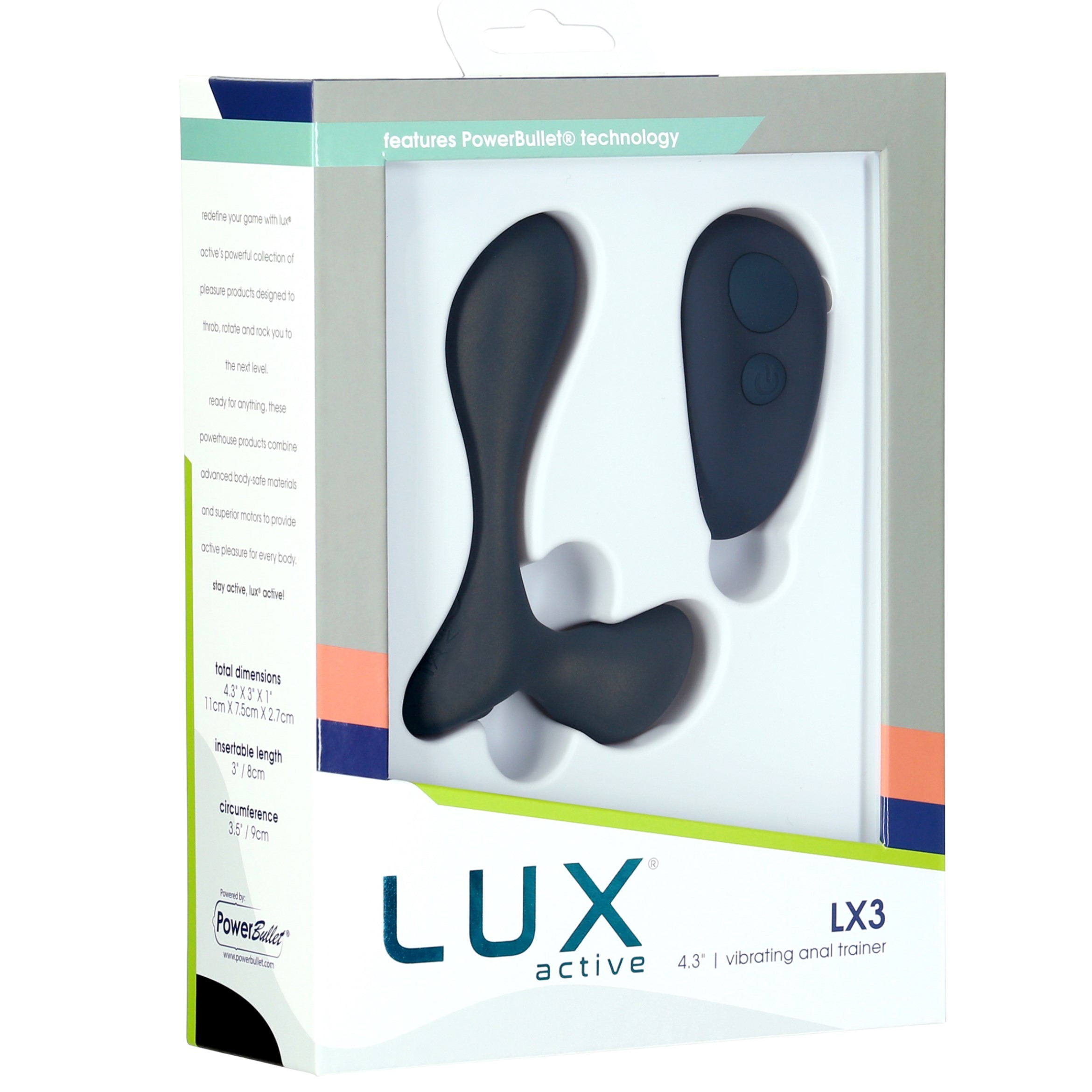 Lux Active Lx3 Uzaktan Kumandalı Anal Vibratör