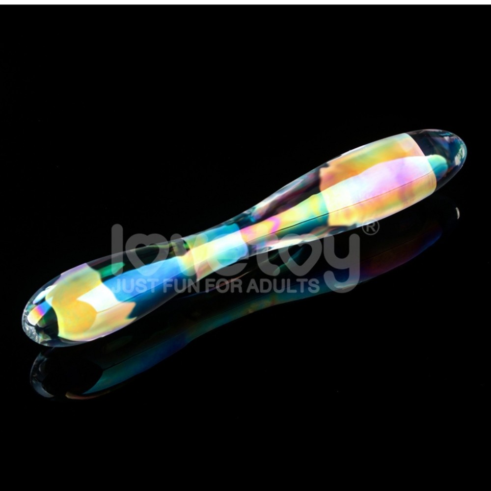 Lovetoy Twilight Gleam Glass Dildo Çift Taraflı Cam Dildo