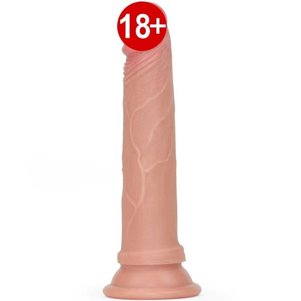 Lovetoy Nature Cock Ekstra Yumuşak Özel Çift Dokulu 18 cm Realistik Penis