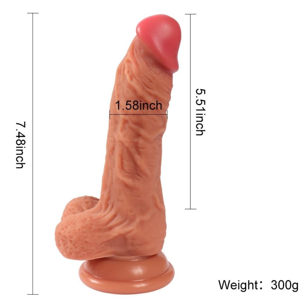 Xise Leilong Et Dokulu Realistik Penis 17 Cm