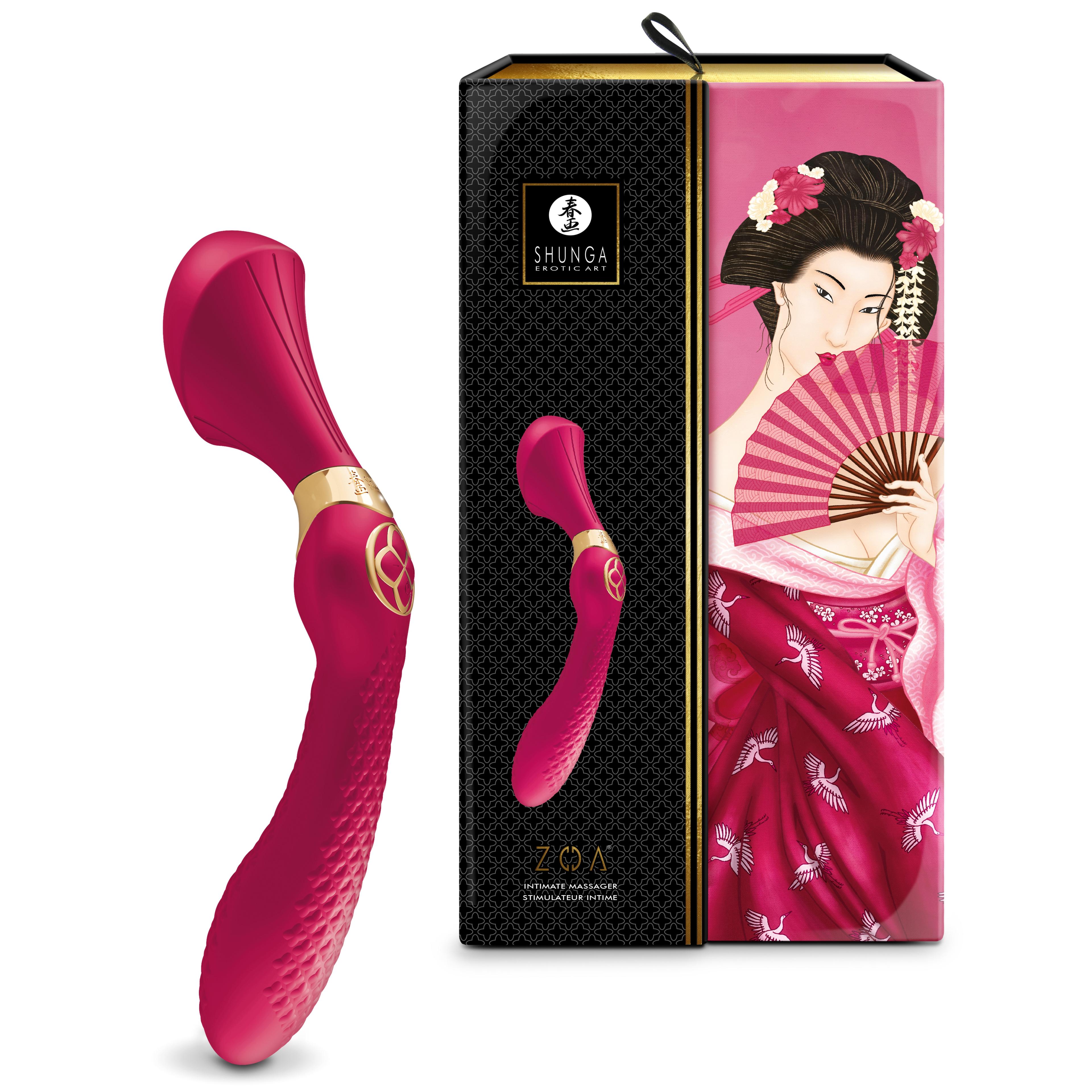 Shunga Zoa İntimate Massager Vibratör - Red