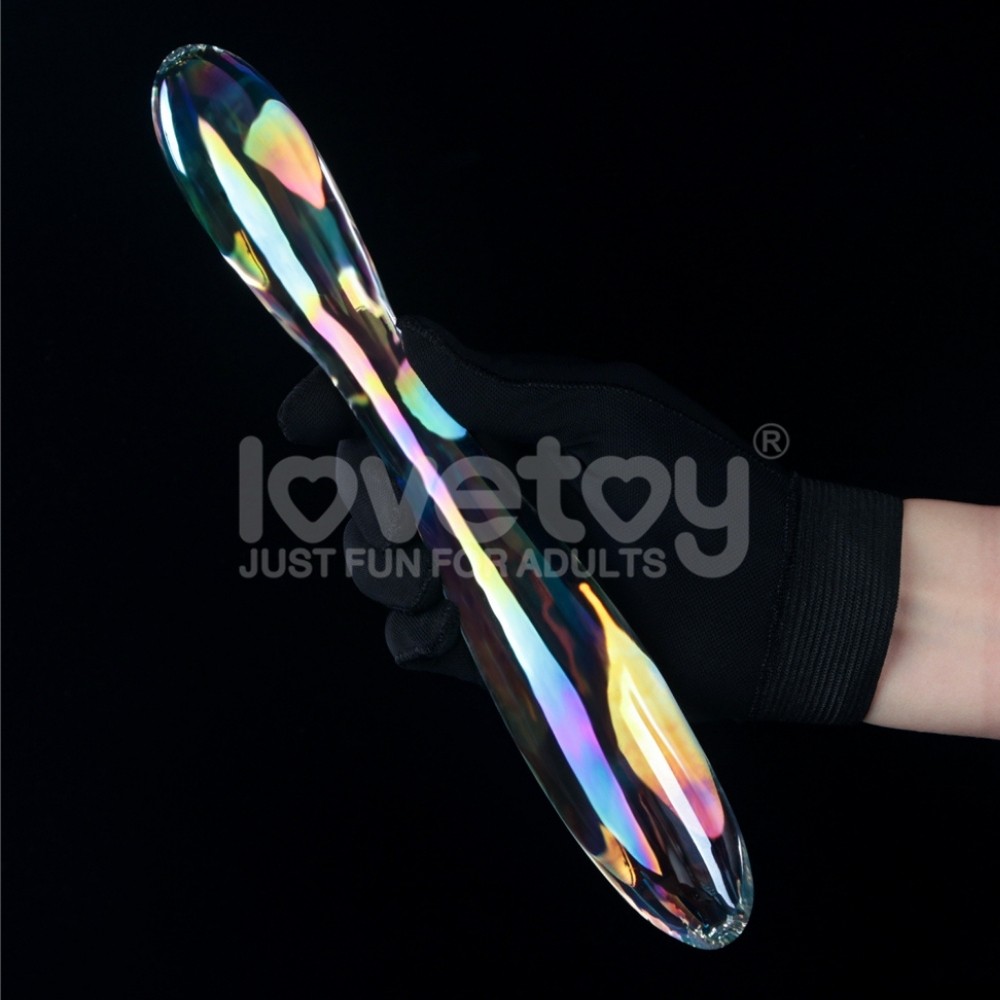 Lovetoy Twilight Gleam Glass Dildo Çift Taraflı Cam Dildo