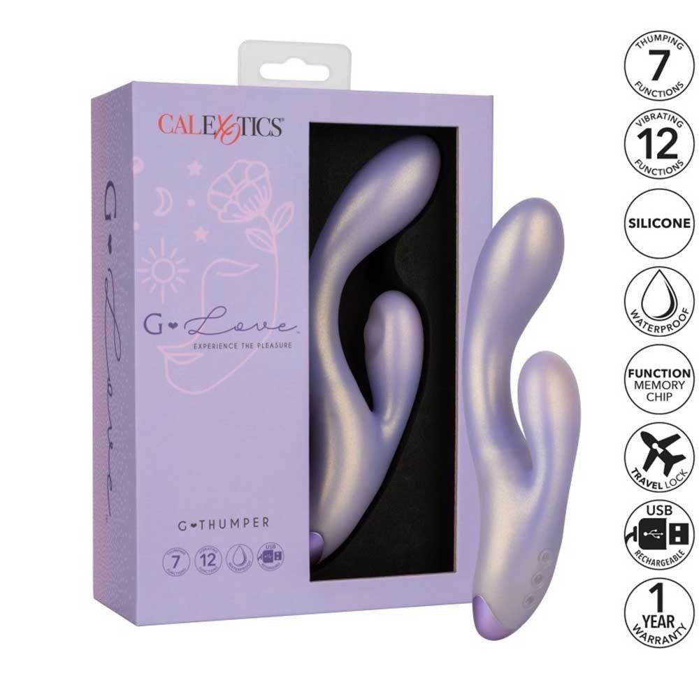 Calexotics G-Love G-Thumper Dual Stimulasyon Rabbit Vibrator