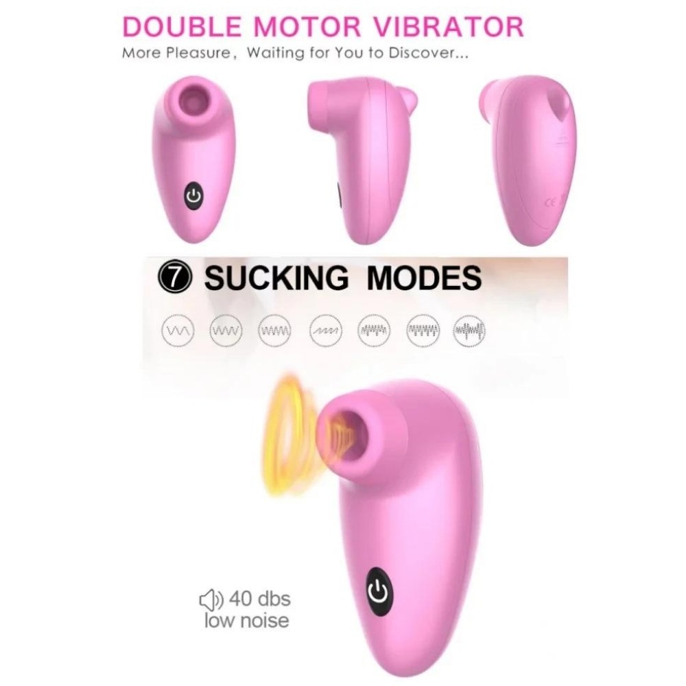 Dibe Sex Massager Emiş Güçlü Vibratör