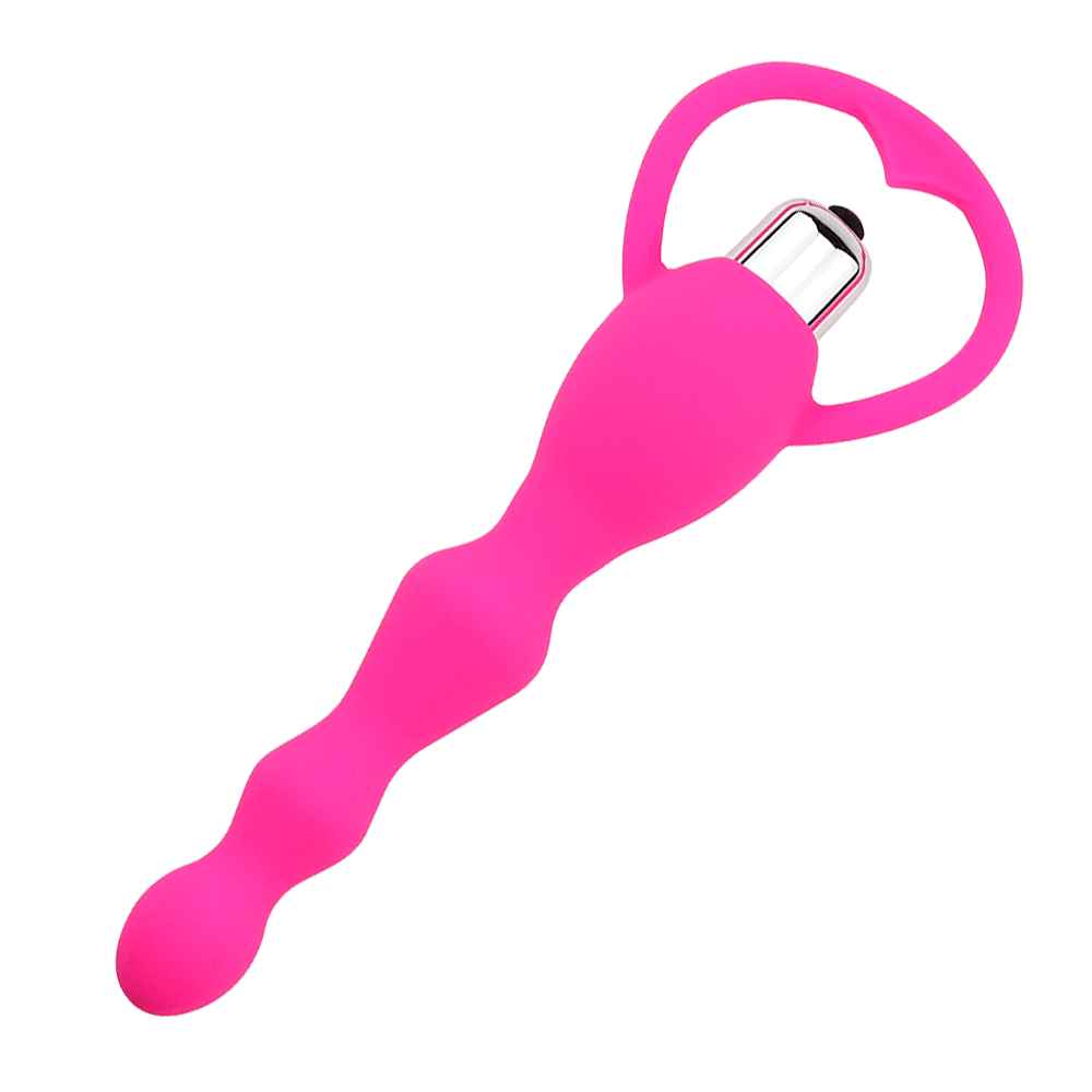 Erox Anal Fantasy Boğumlu 10 Mod Anal Vibratör Pembe