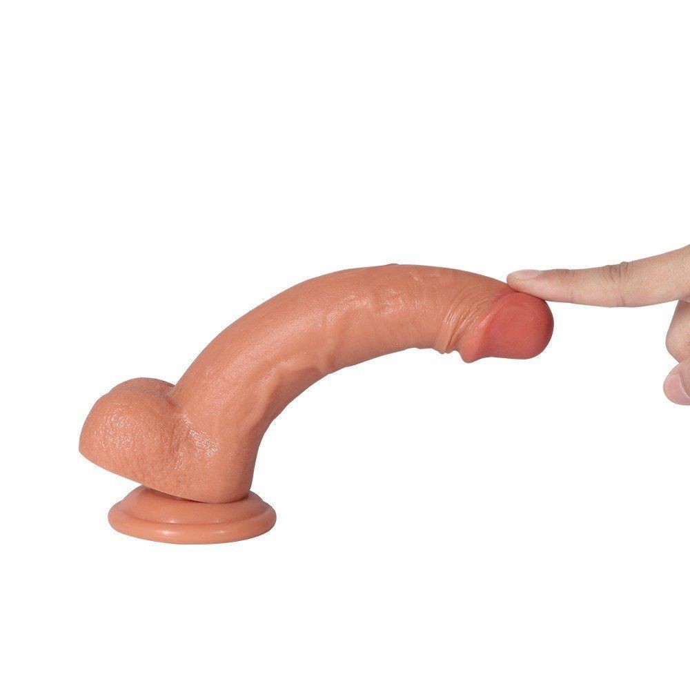 Dildo Series Archie Çift Katmanlı Ultra Yumuşak 21 Cm Realistik Penis