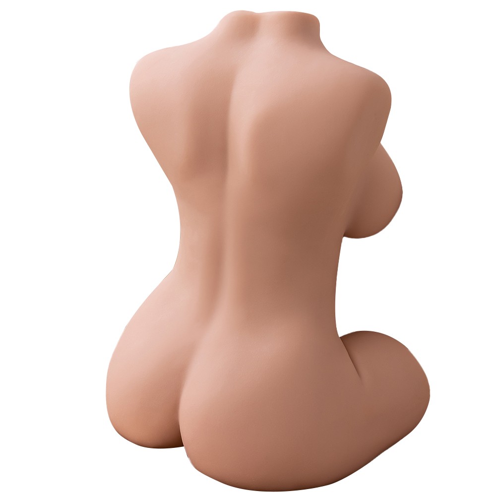 Shequ Dania Doll İtme Fonkiyon İskelet Yarım Vücut Masturbator SQ-MAT20017