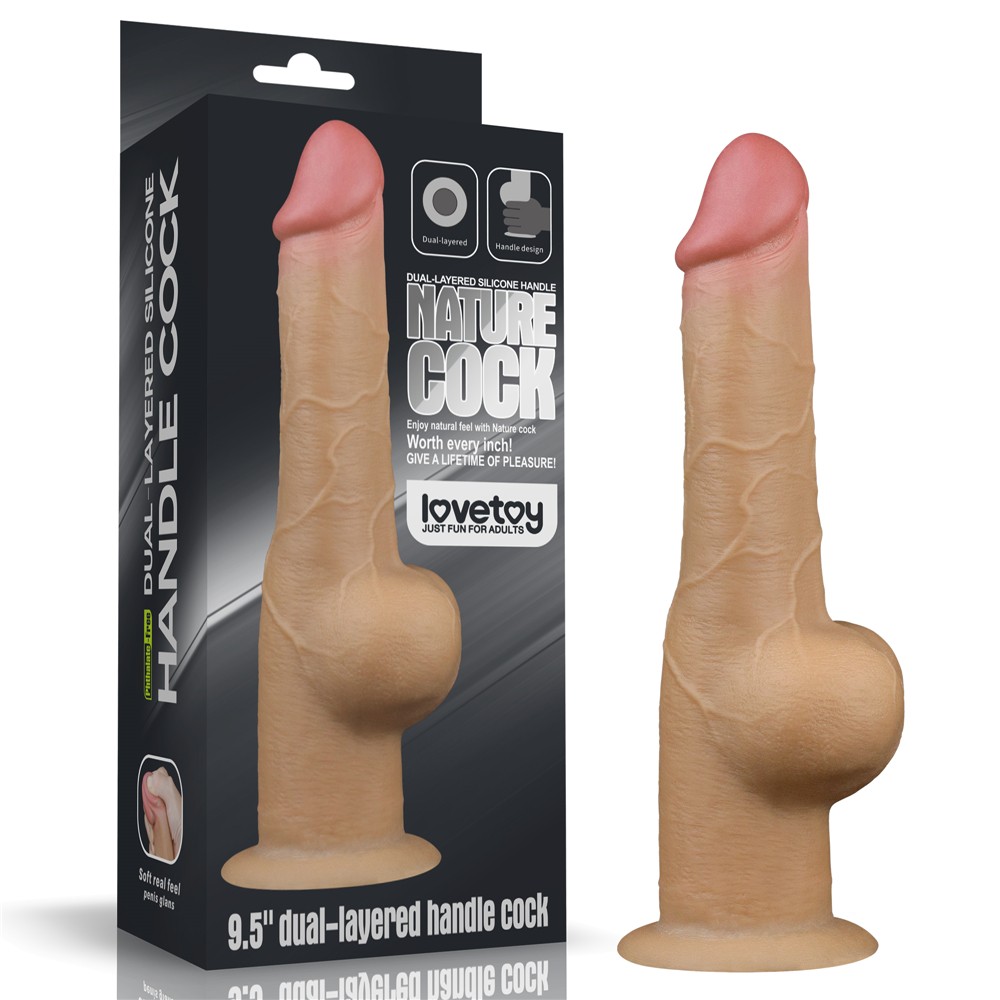 Lovetoy Nature Cock 25 Cm Özel Yumuşak Dokulu Çift Katmanlı Realistik Penis