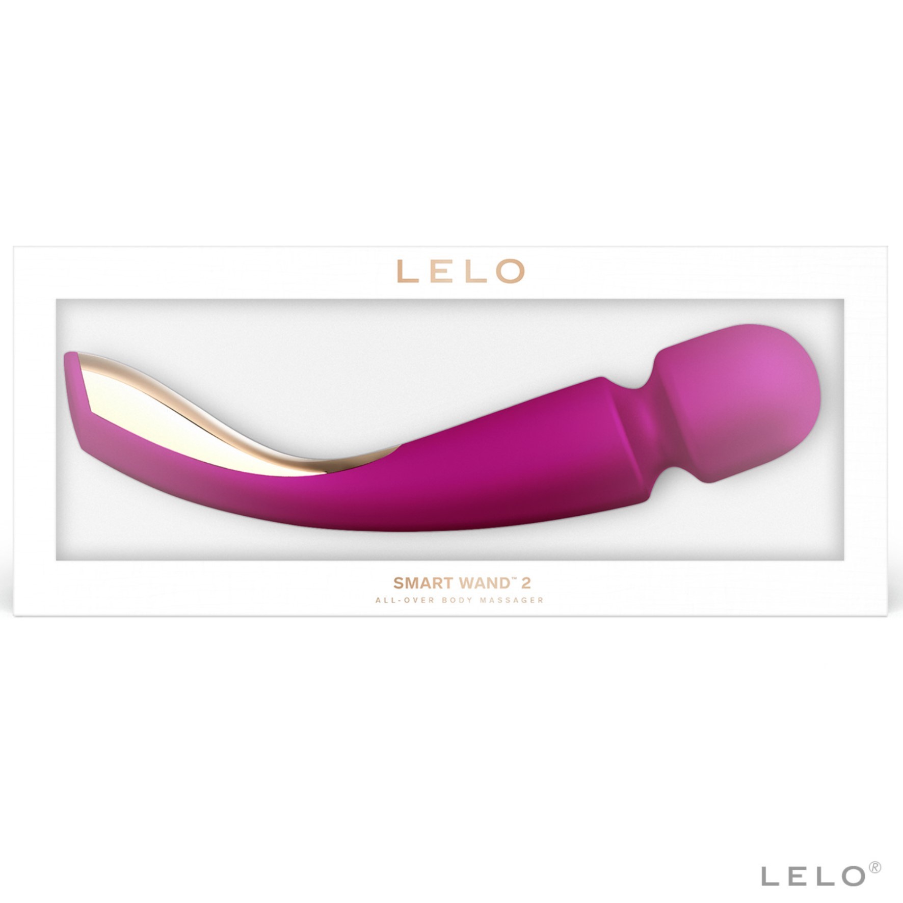 Lelo Smart Wand 2 Deep Rose Magic Massager Large Vibratör