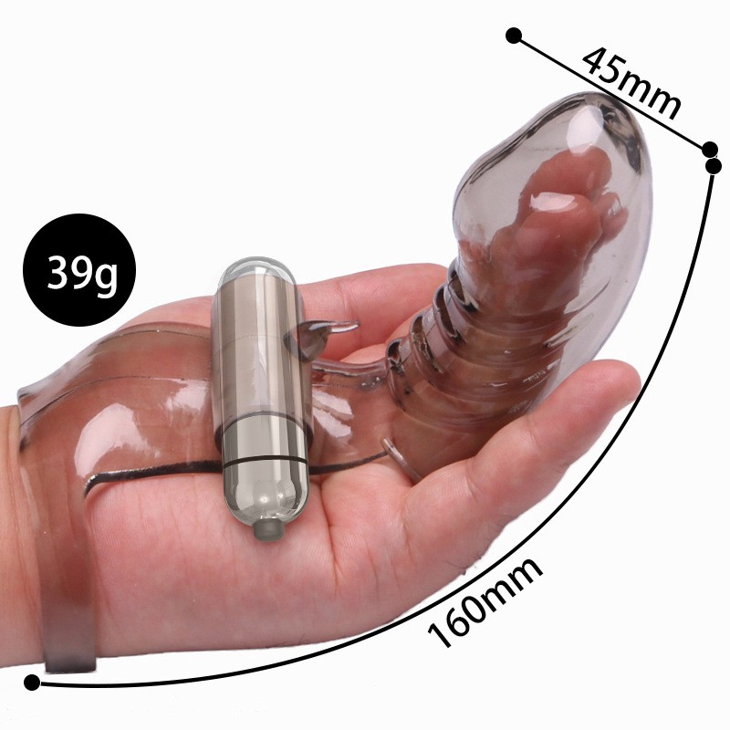 Erox Finger G-Stimulant 10 Mod Parmak Vibratör Siyah