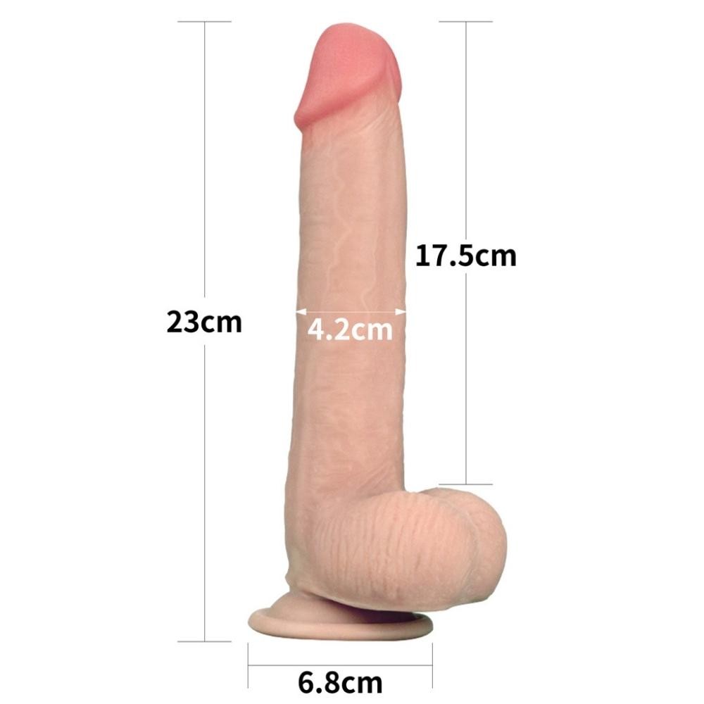 Lovetoy Sliding Skin Hareketli Deri Özellikli Realistik Penis 23 cm