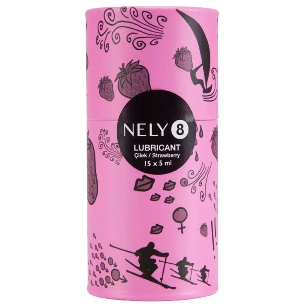 Nely8 Strawberry Gel 15'li Kayganlaştırıcı Jel