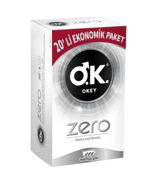 Okey Zero Ekstra İnce 20'li Prezervatif