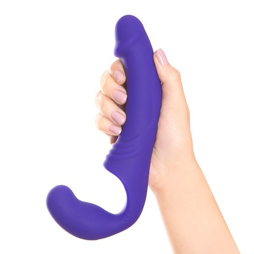 Aphrodisia Strapless Strap-On Vibratör Purple