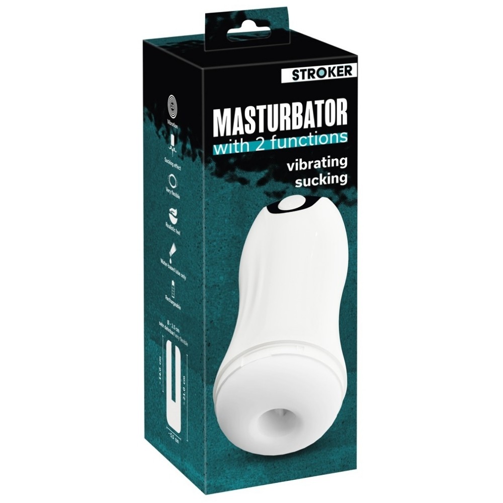 You2Toys With 2 Functions Emiş Güçlü Vajina Masturbator