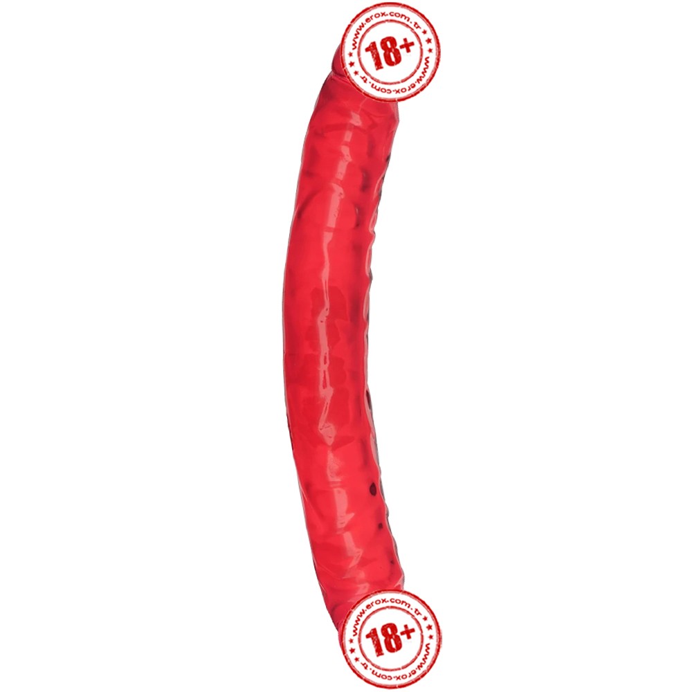 Doc Johnson Crystal Jellies 30 Cm Çift Taraflı Realistik Jel Penis