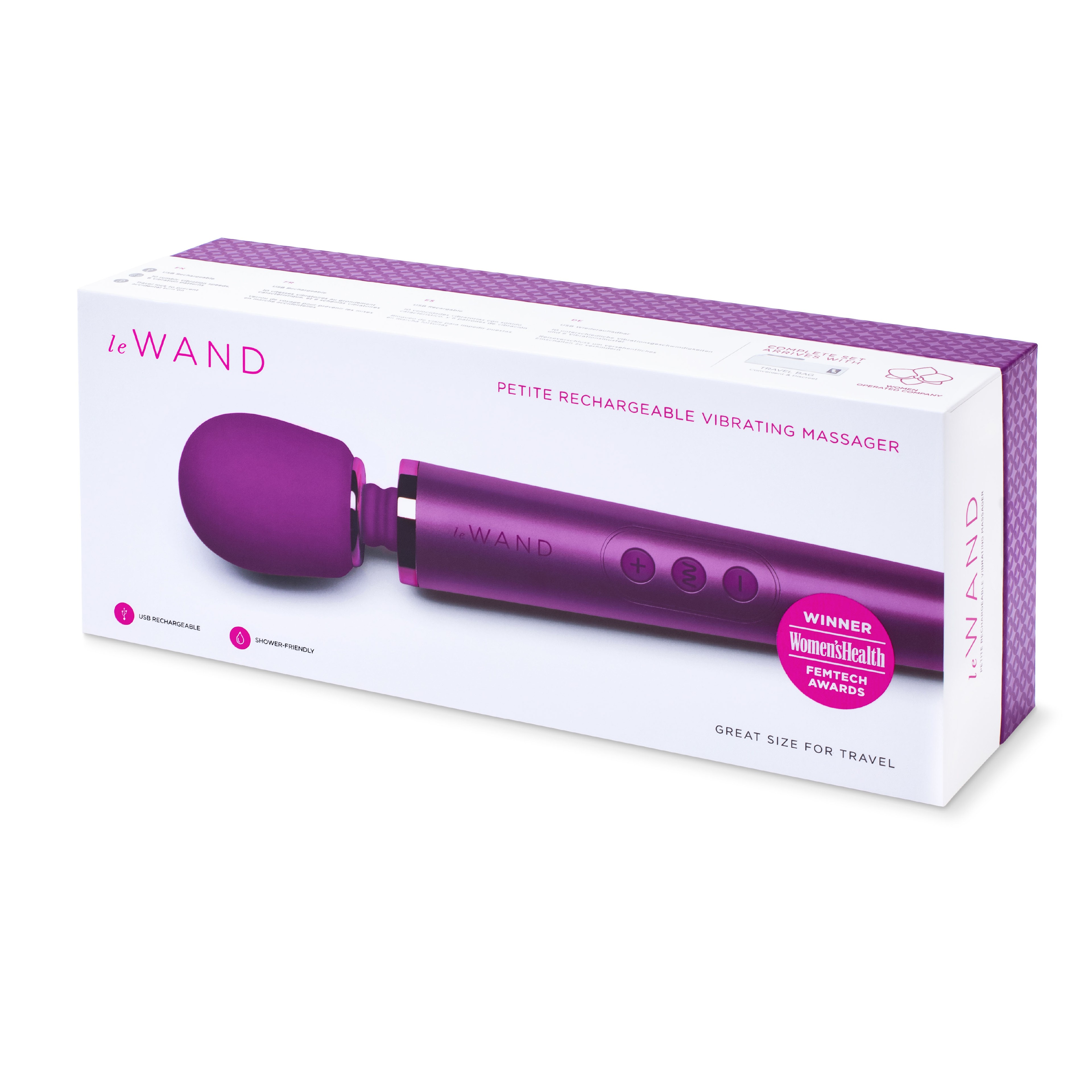 Le Wand Petite Rechargeable Vibrating Massager Cherry