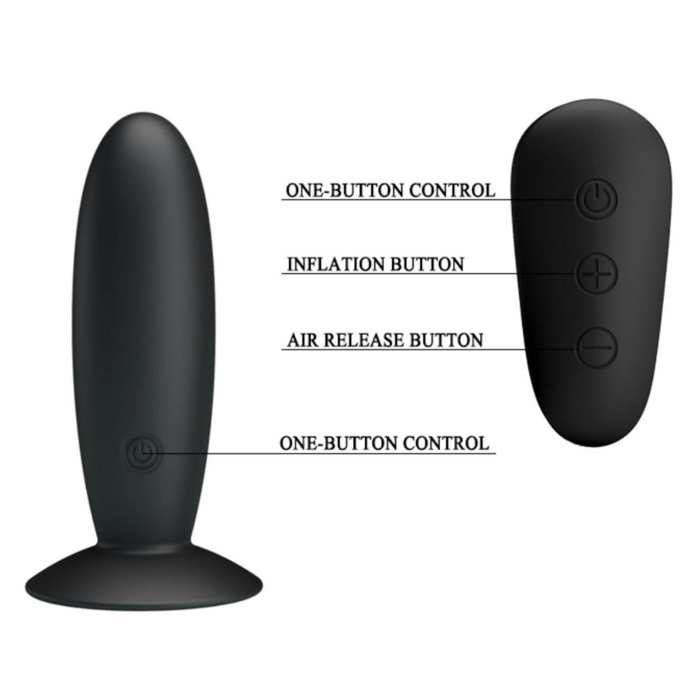 Pretty Love Mr. Play Remote Control Uzaktan Kumandalı Anal Plug Vibratör