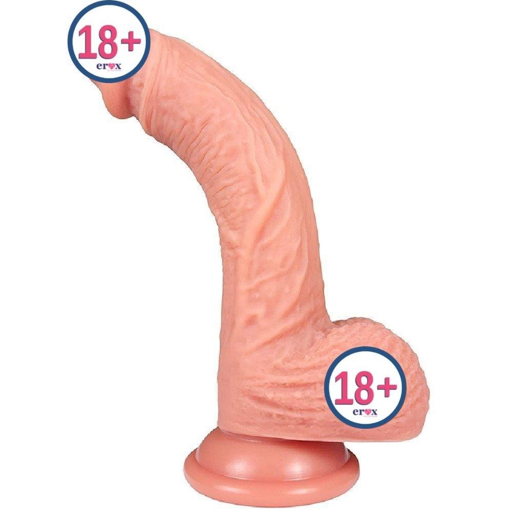 Shequ Ercules Curve 22 Cm Eğik Realistik Penis