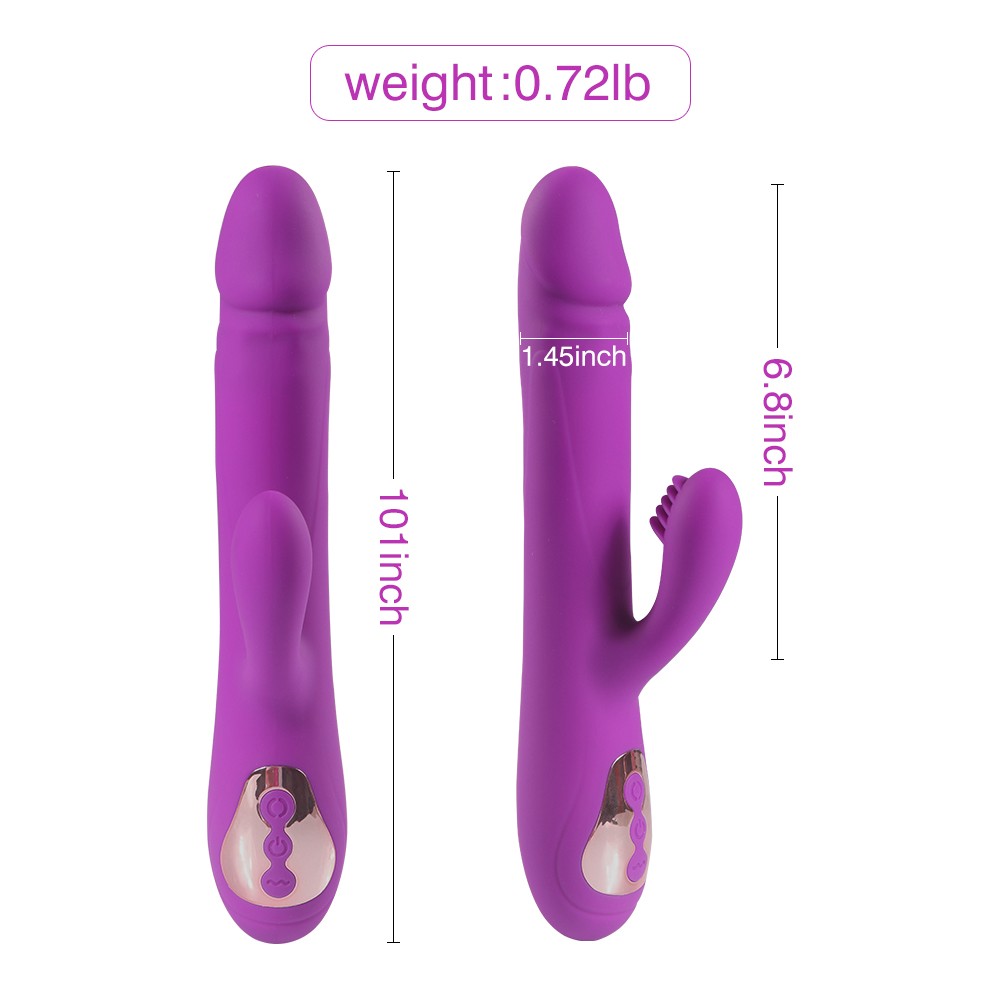 Erox Leif Thrusting İleri Geri Şarjlı Rabbit Vibratör