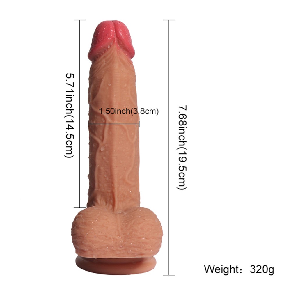 Shequ Little Dean Belden Bağlamalı 19.5 Cm Strapon Realistik Penis