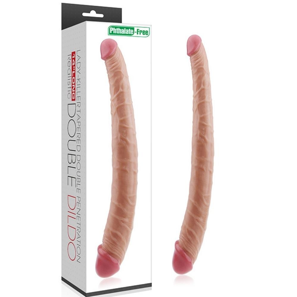 Lovetoy Lady Double Penetration 36 cm Realistik Çift Taraflı Dildo