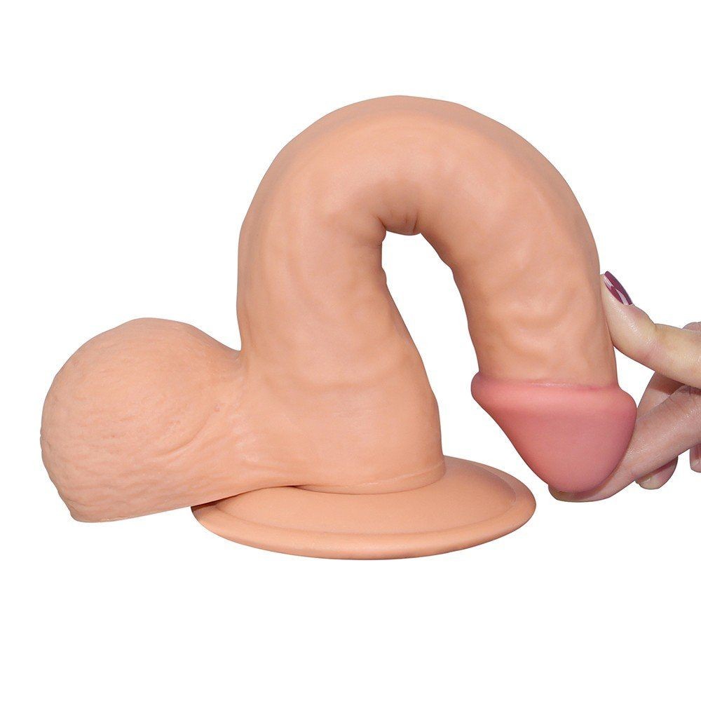 Lovetoy The Ultra Soft Dude UR3 Dokulu Yumuşak Realistik Penis