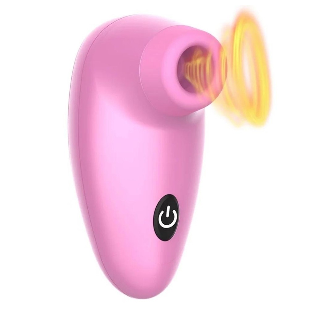 Dibe Sex Massager Emiş Güçlü Vibratör - Pink