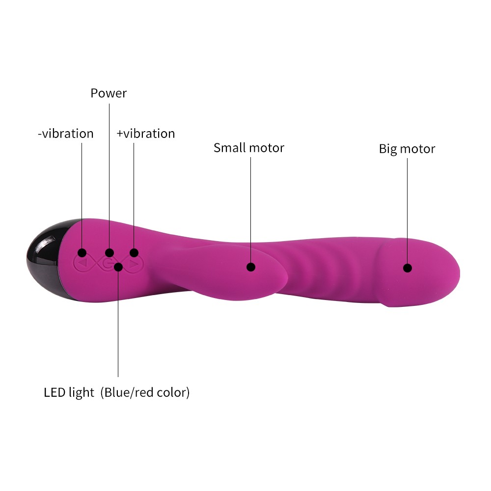 Shequ Huanyan 10 Hız Flexible G-Noktası Rabbit Vibratör