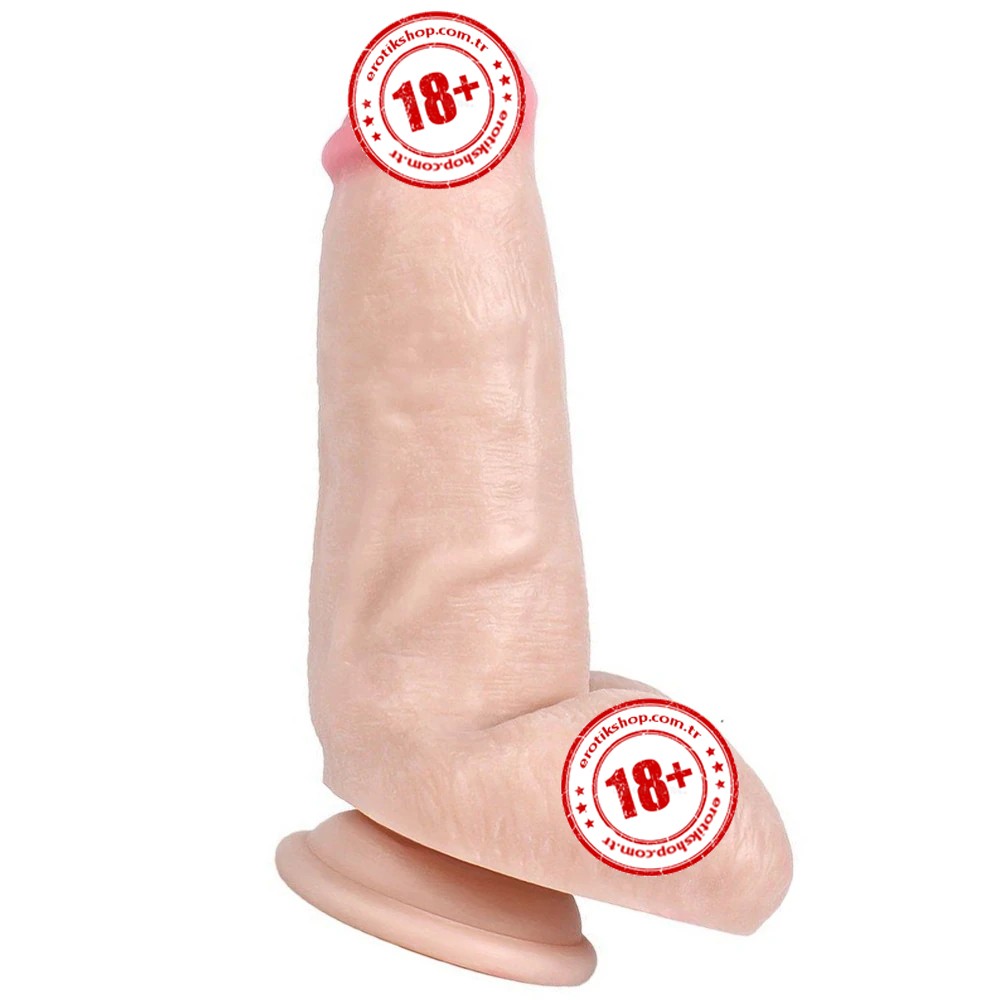 Xise Dildo Series Red Eagle 16 Cm Realistik Kalın Penis