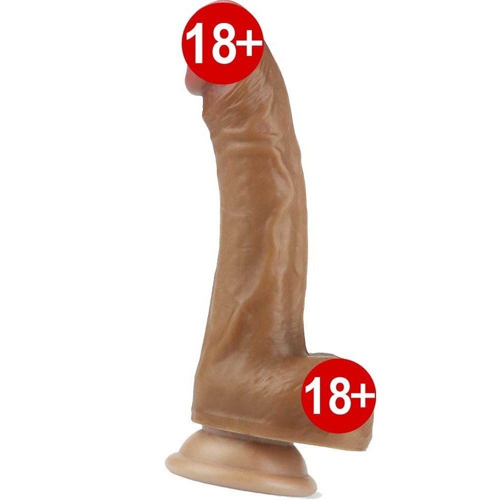 Lovetoy Nature Cock 20 Realistik Çift Katmanlı Eğik Melez Penis