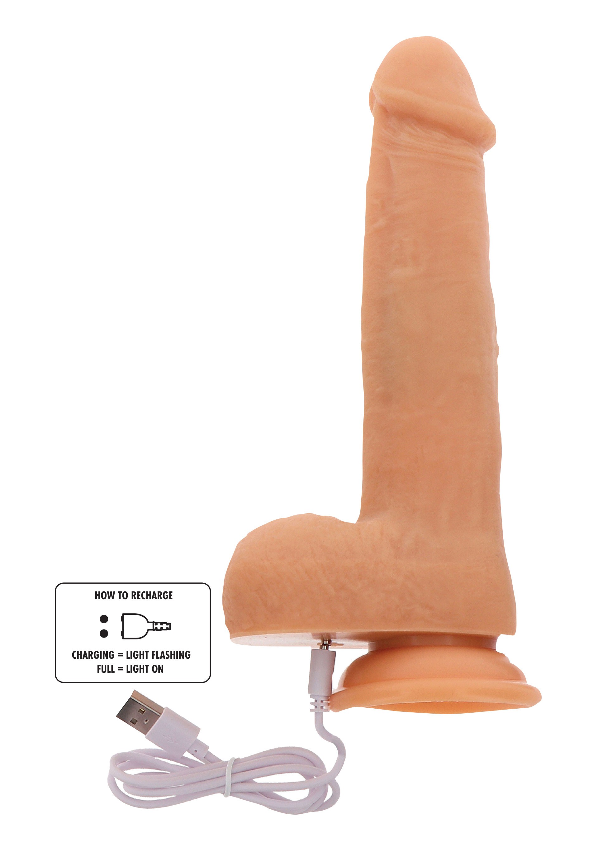 ToyJoy Naked Gerçekçi Dönebilen Hareketli Penis 21 cm