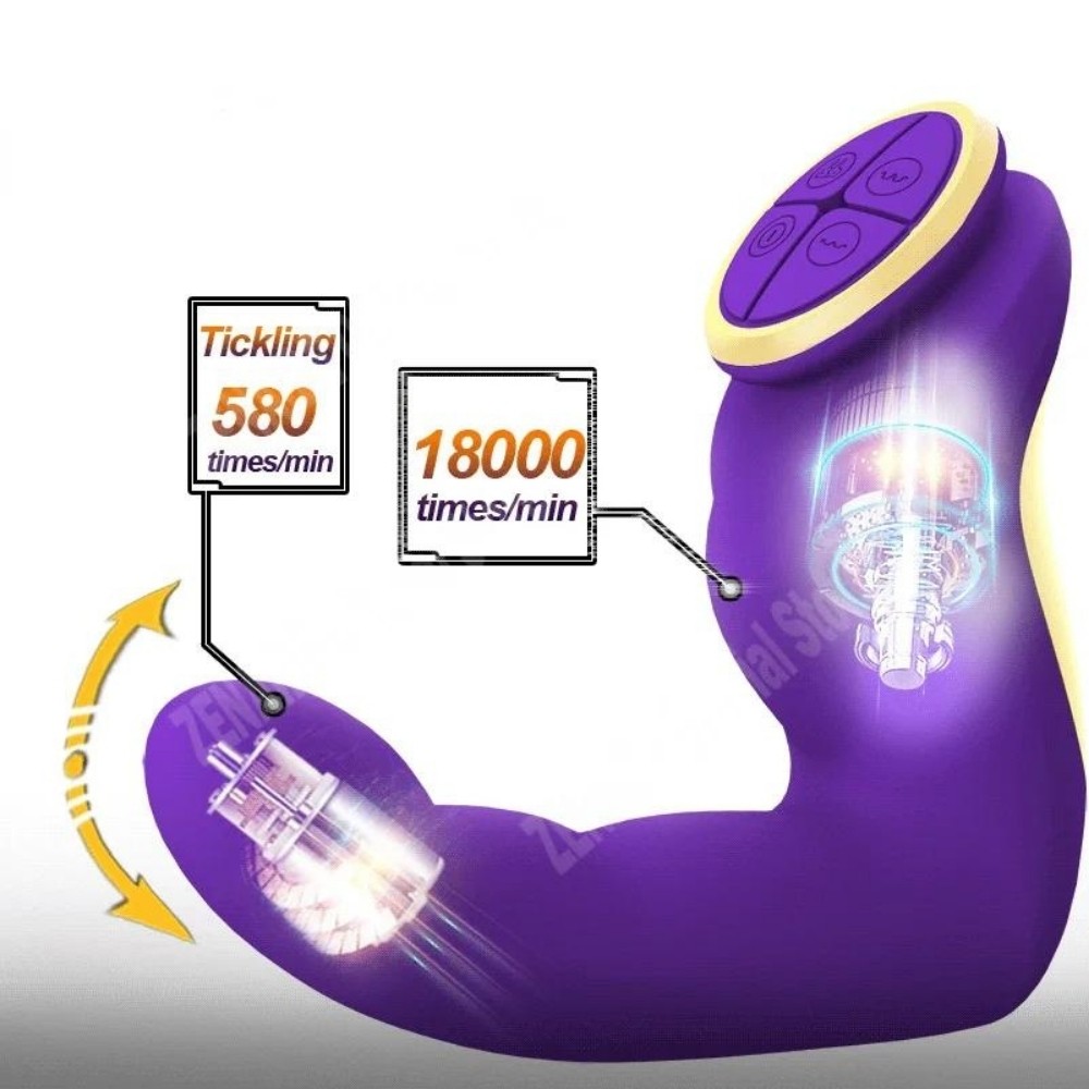 Leten Finger Isıtmalı ve Hareketli G-Spot Uyarıcı Vibratör