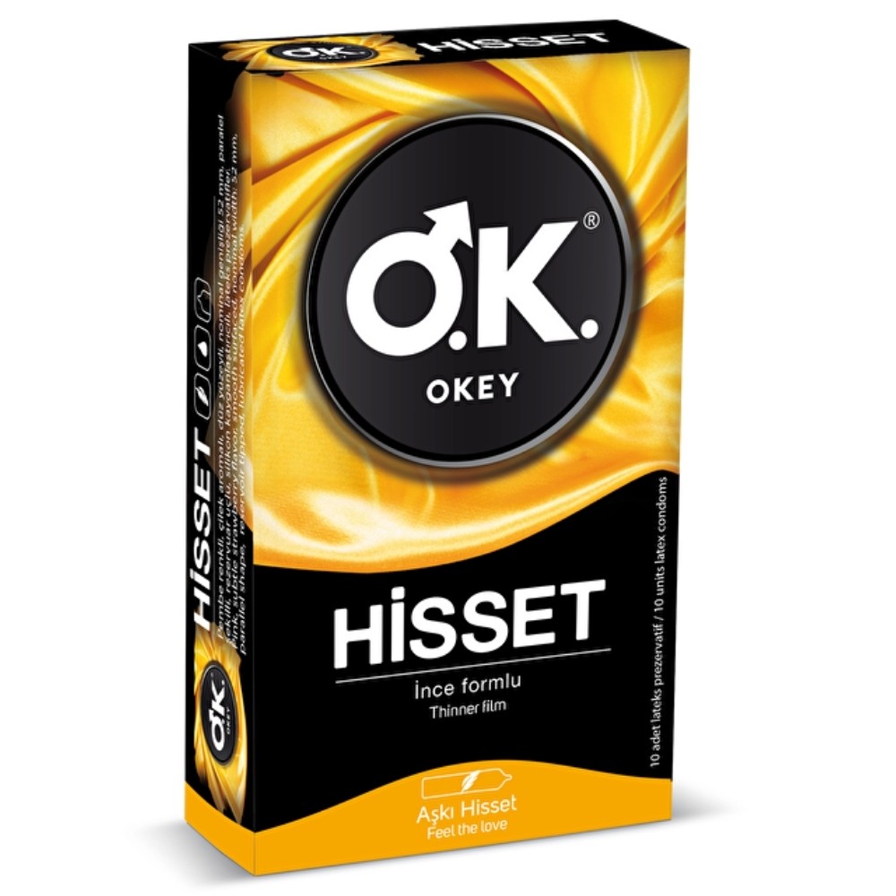 Okey Hisset 10'lu Prezervatif