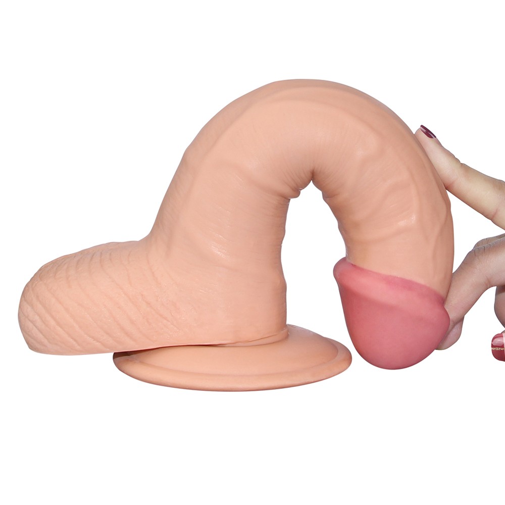 Lovetoy The Ultra Soft Dude 20 cm Realistik Yumuşak Penis